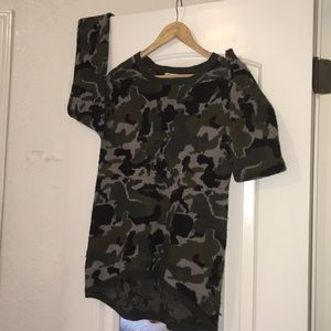 Camo print sweater - sooooo 
